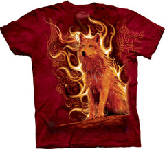 Wolf Shirt - AHHHH FIRE